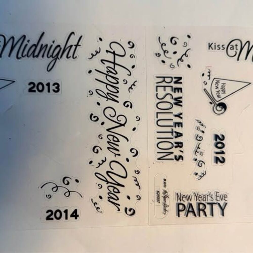 The Paper Studio New Year's Eve sticker Set 629337